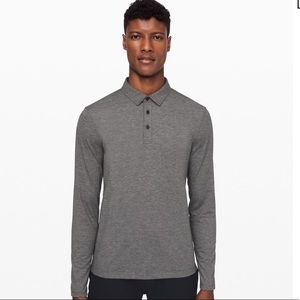 Men’s lululemon long sleeve commission polo